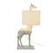 Hello Honey® 28" White Resin Giraffe Table Lamp with Linen Shade
